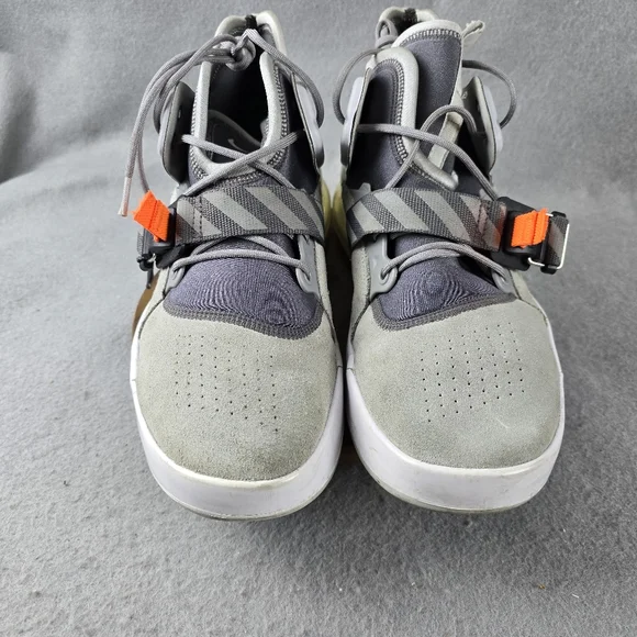 Nike Air Force 270 Wolf Grey White Shoes Sneakers Men's Size 11.5